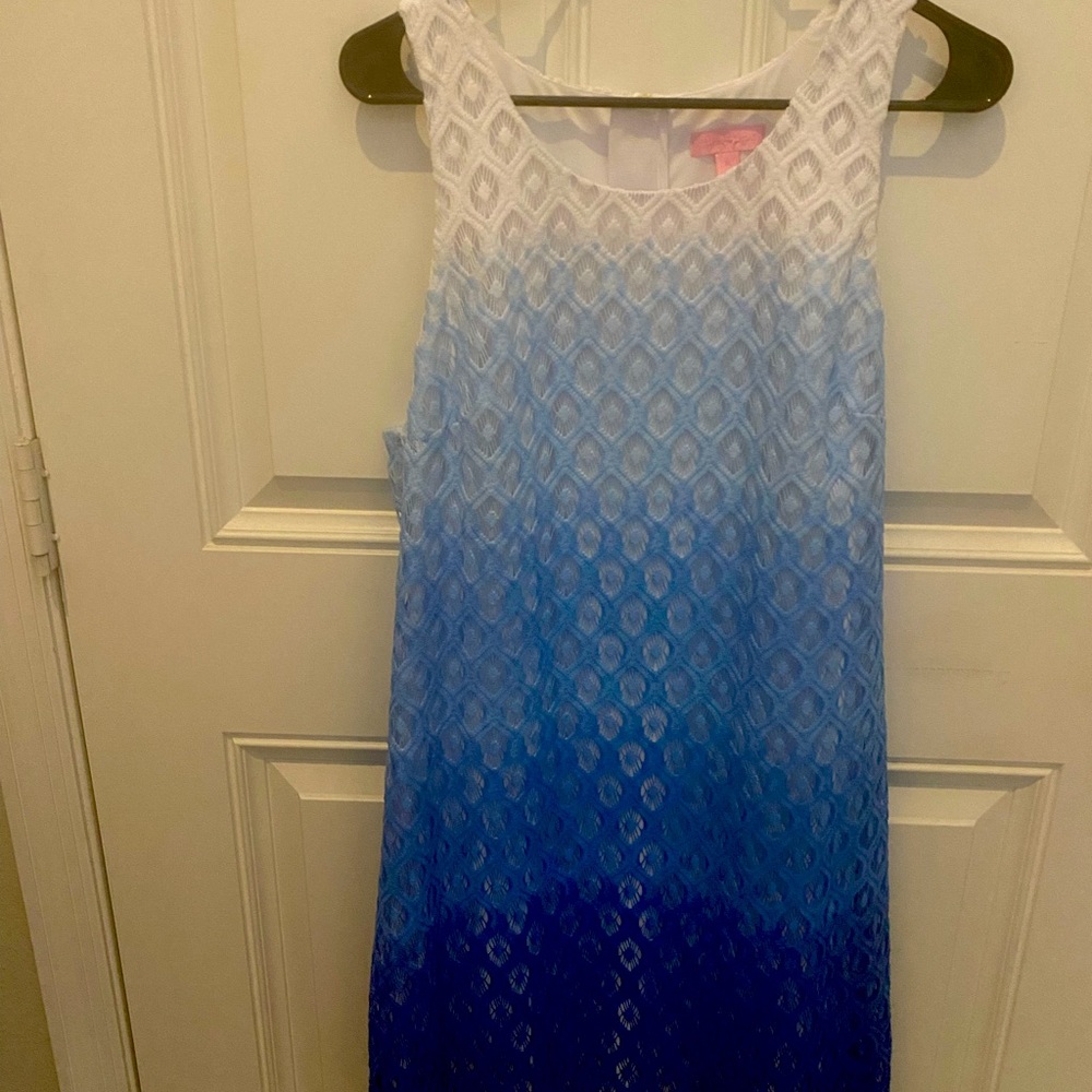Lace ombré dress